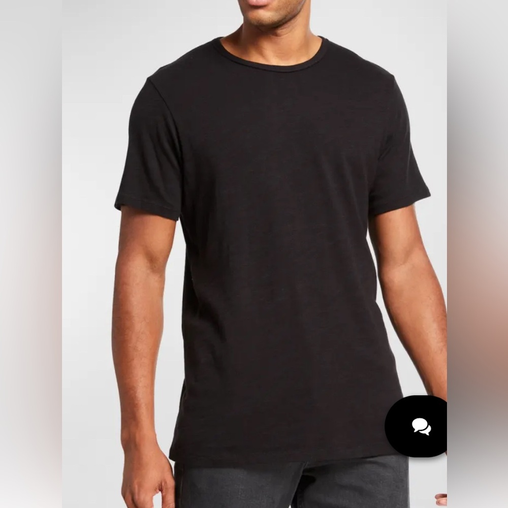 RAG & BONE STANDARD ISSUE CLASSIC TEE SHORT SLEEVE RELAXED MENS M JET BLACK NEW